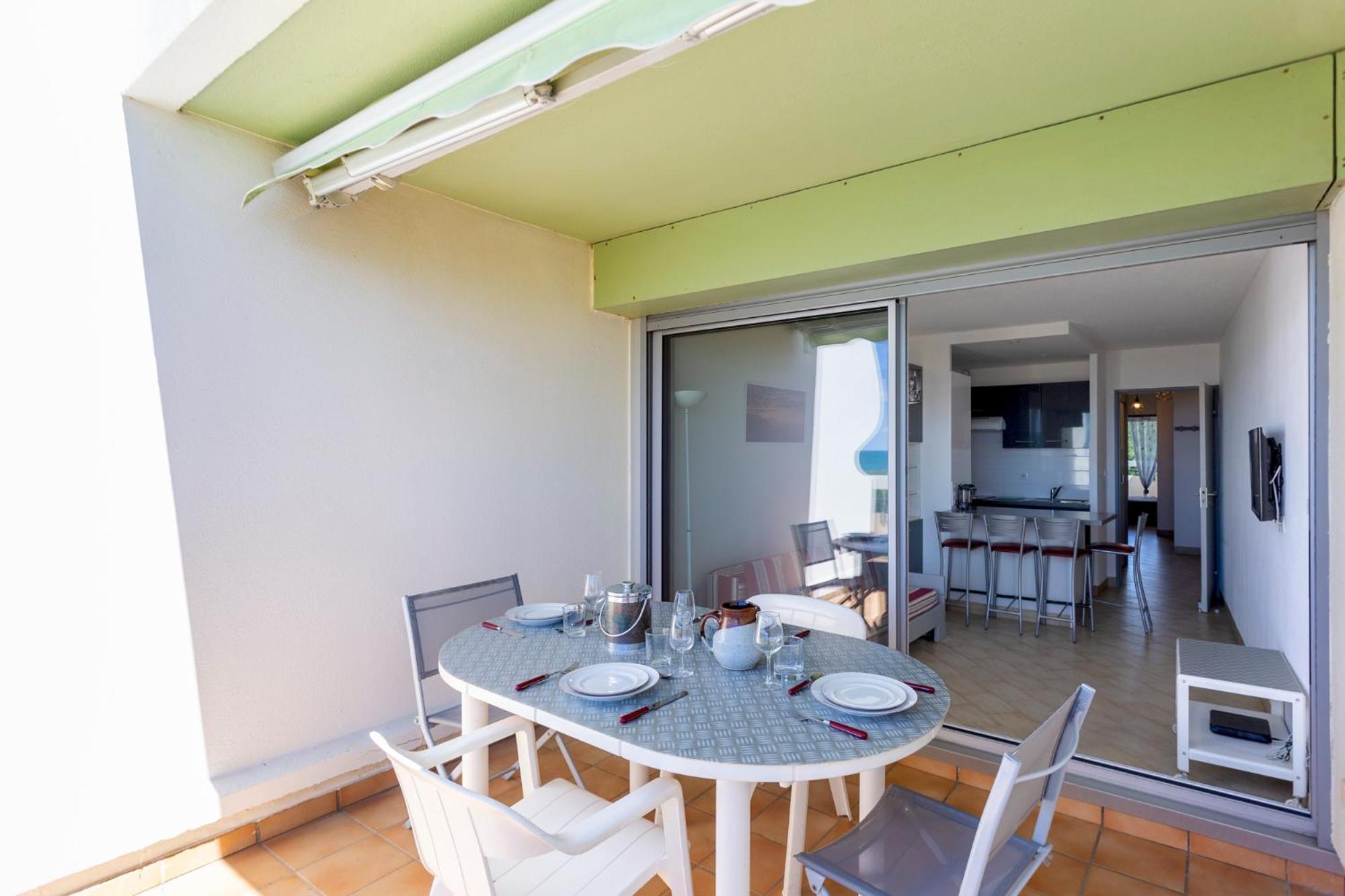 Chez Fabienne - Superbe Appartement Avec Vue Sur La Mer Et Parking La Grande Motte Bagian luar foto