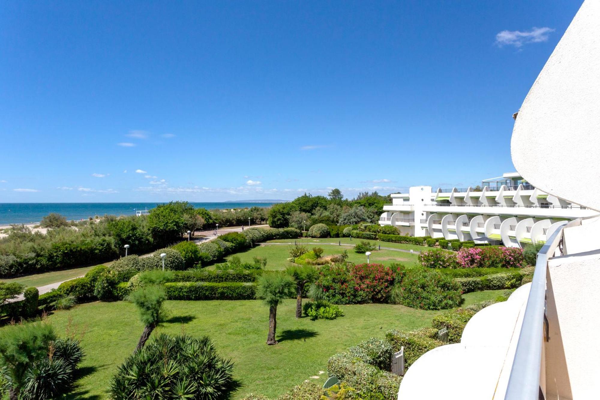 Chez Fabienne - Superbe Appartement Avec Vue Sur La Mer Et Parking La Grande Motte Bagian luar foto